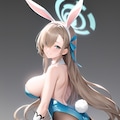 バニーアスナ(ブルアカ) 4枚目