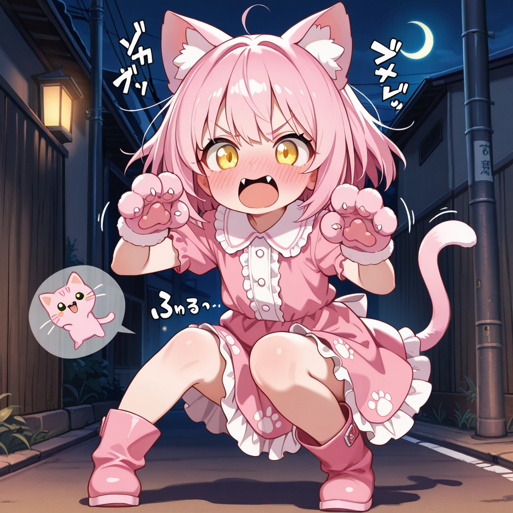 ねこは夜、目に光が反射して光って見えるのです！！