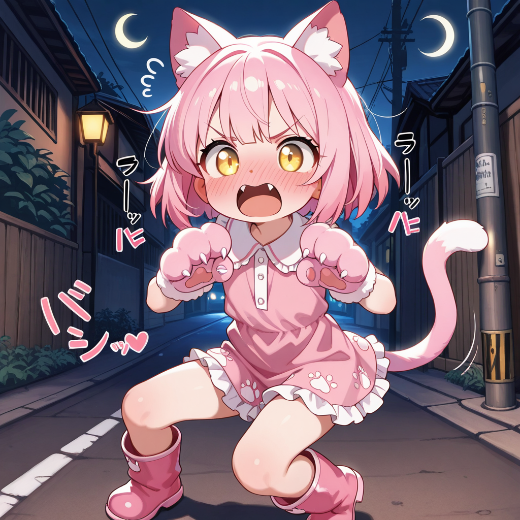 ねこは夜、目に光が反射して光って見えるのです！！