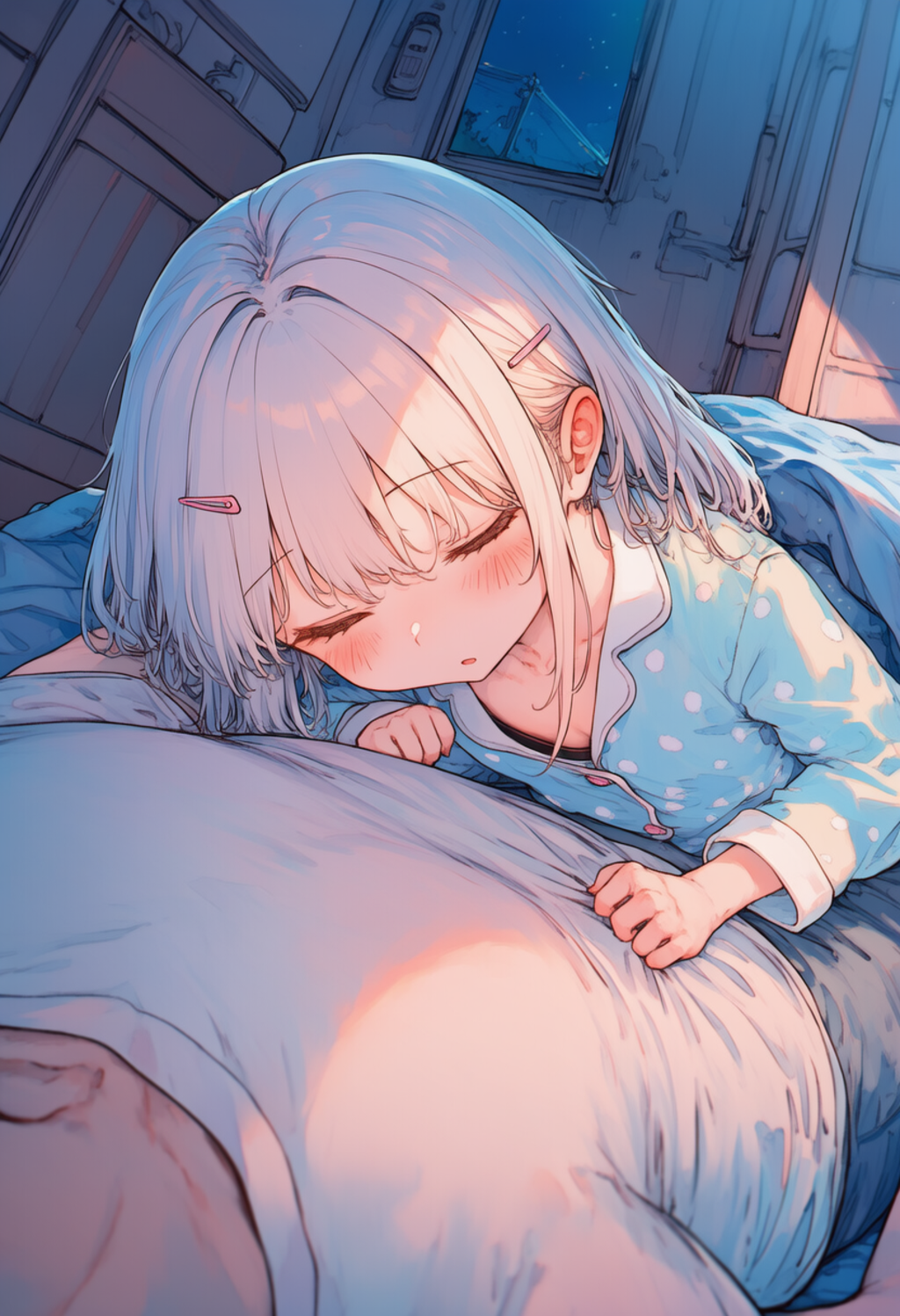 おやすみなさいと健全な添い寝!!_0528