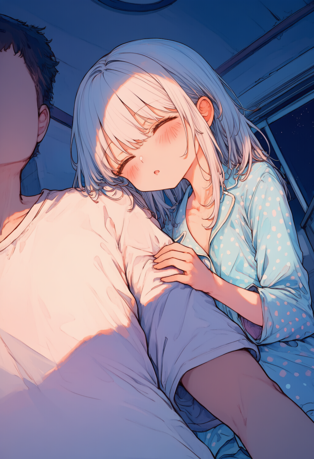 おやすみなさいと健全な添い寝!!_0528