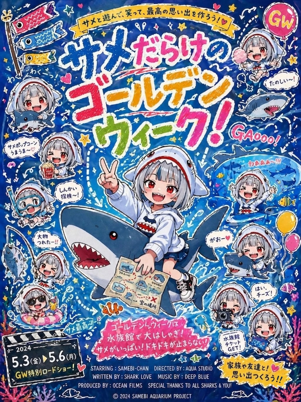 サメ美ちゃんのＧＷ