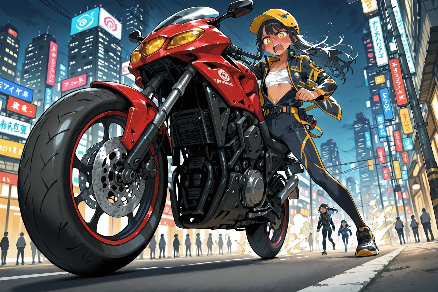 バイクギャル | の人気AIイラスト・グラビア
