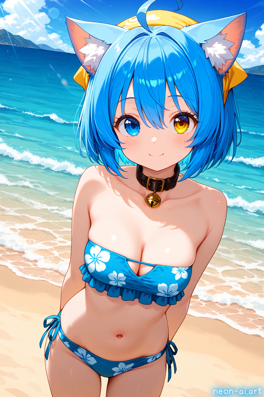 バンダナ・ハイウエストビキニとバンドゥー・トップ（#Mocha_prompt）（3models）