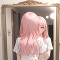 鏡越しの誘惑(白) 5枚目