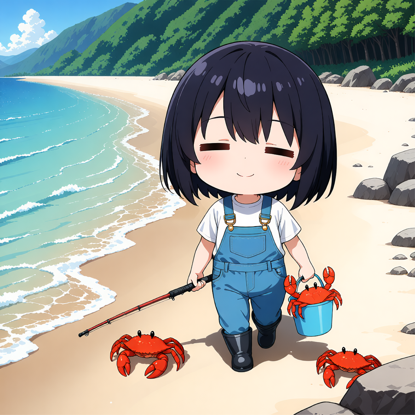 今日のご飯はカニ | の人気AIイラスト・グラビア