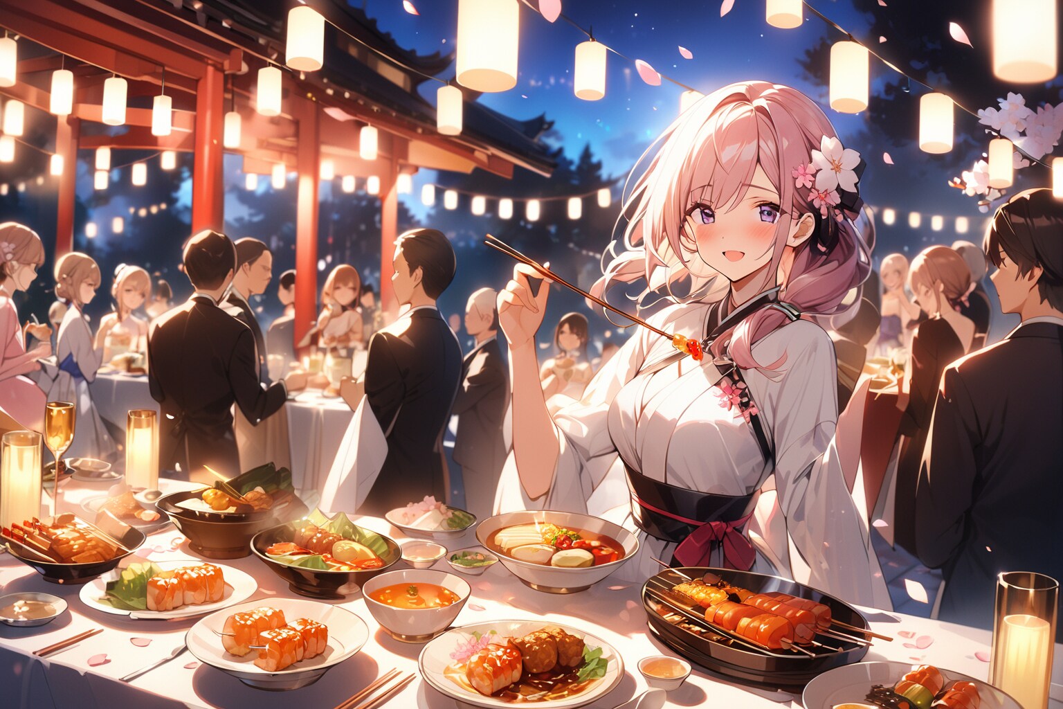 夜桜パーティー