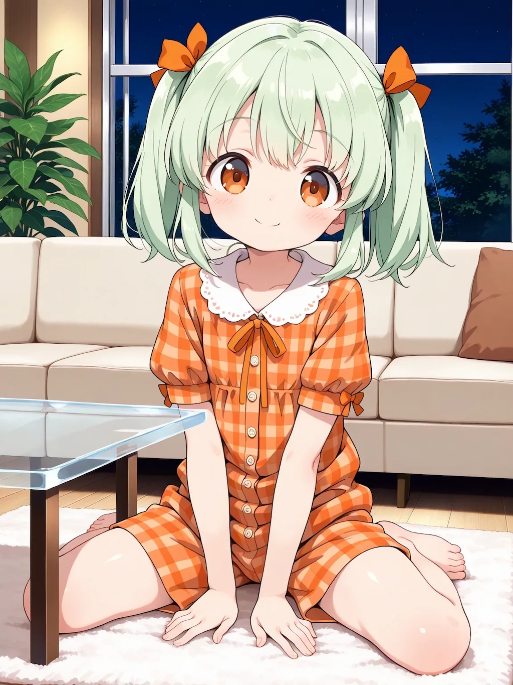 おやすみ前のりおちゃん