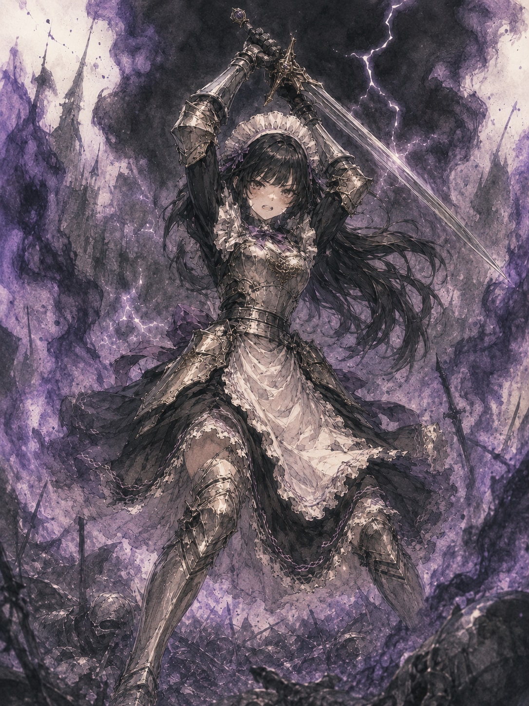 アーマーメイド！ (メイド45) | の人気AIイラスト・グラビア