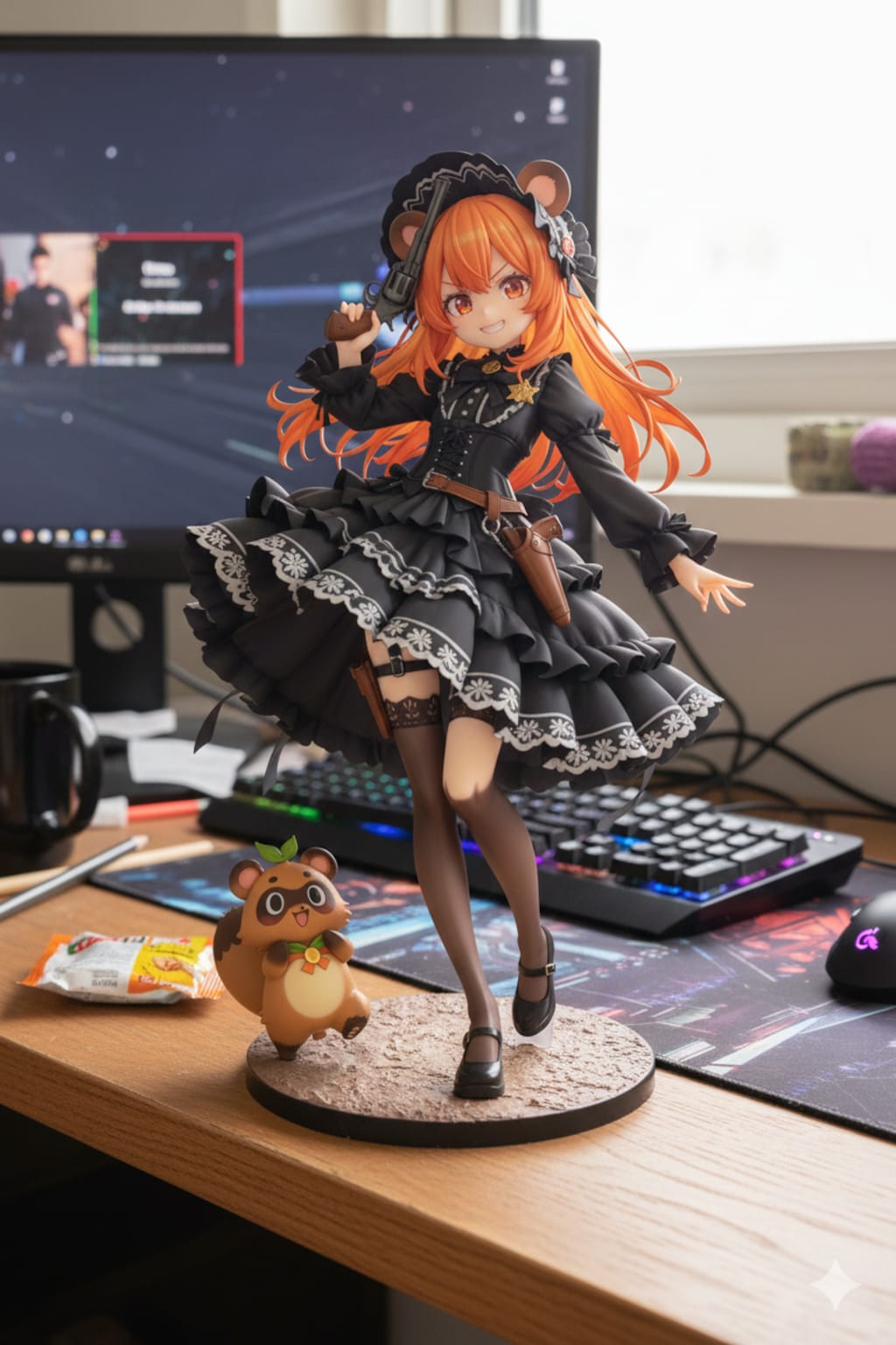 【実験】西部ガンスリンガー × ゴスロリ × タヌキ耳