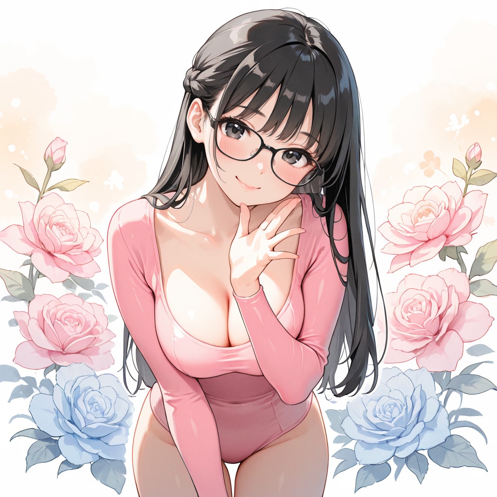 ピンクのレオタード