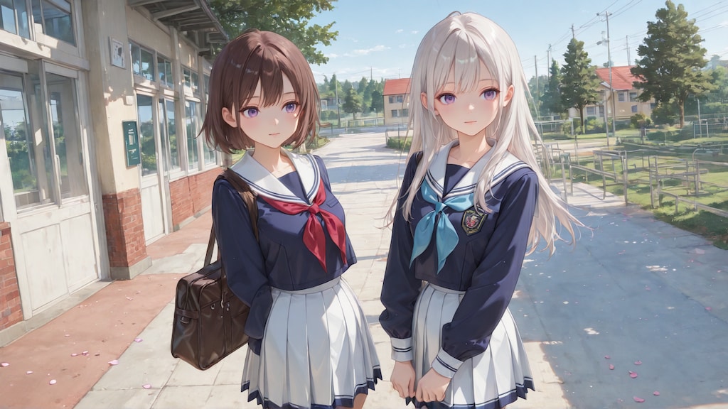 入学式の風景《Stable Diffusion XL版》