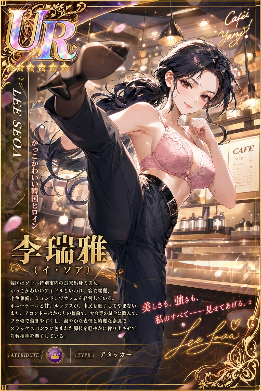 かっこかわいい韓国ヒロイン李瑞雅（イ・ソア）のURカード