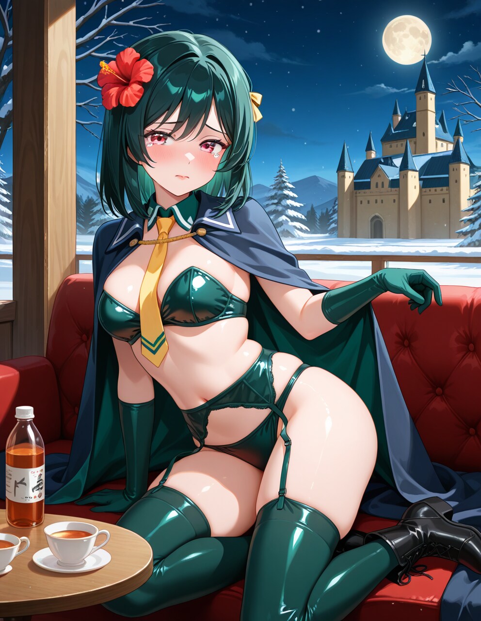 RPG風衣装の栞子(PixAI版)