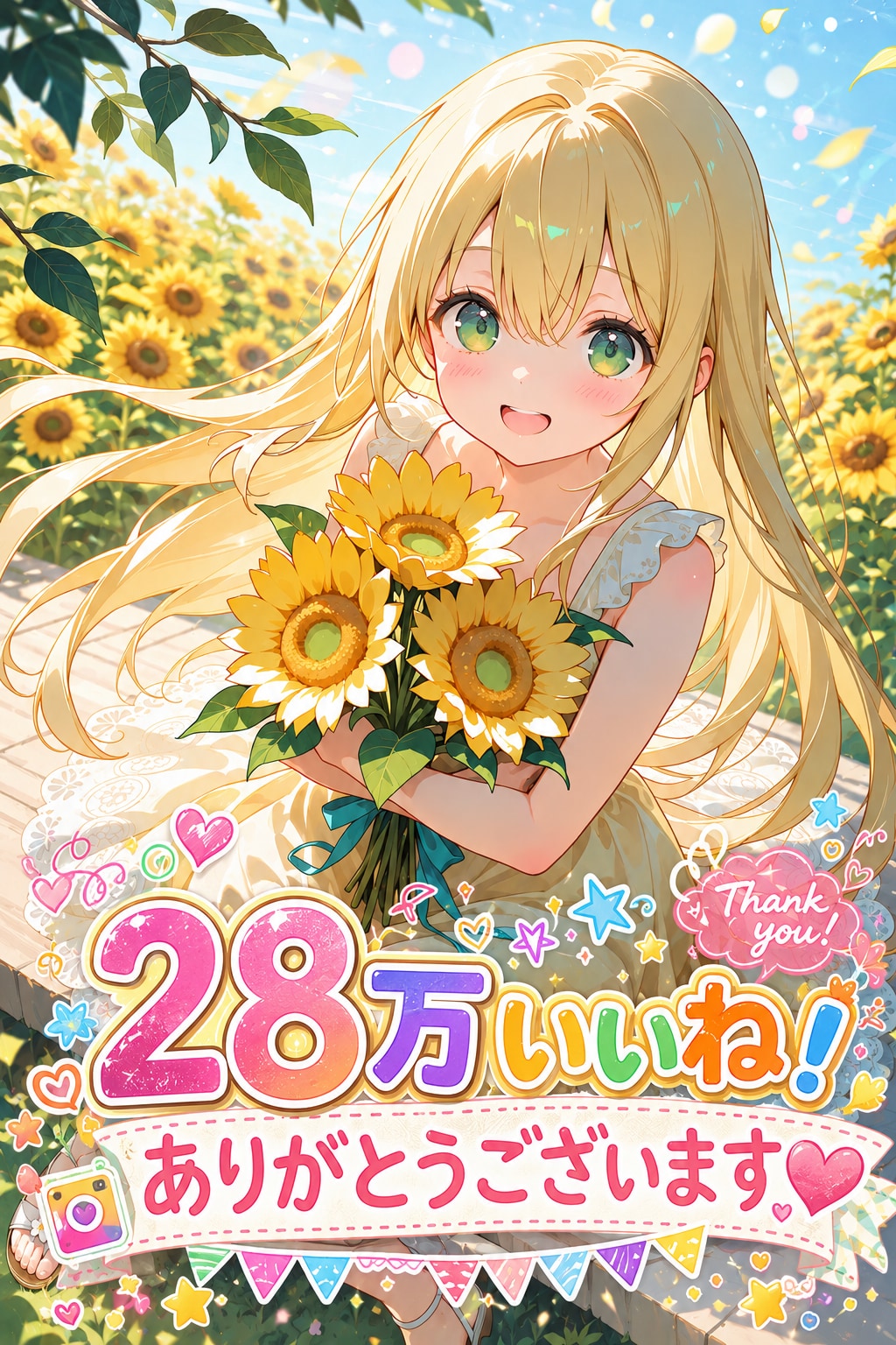 LEMONちゃんで28万いいね！ありがとうございます💕