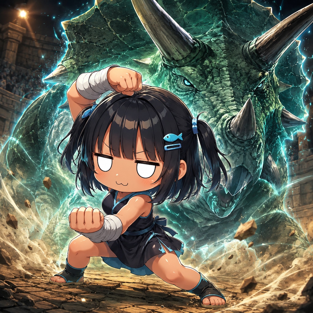 トリケラトプス拳のこなつちゃん