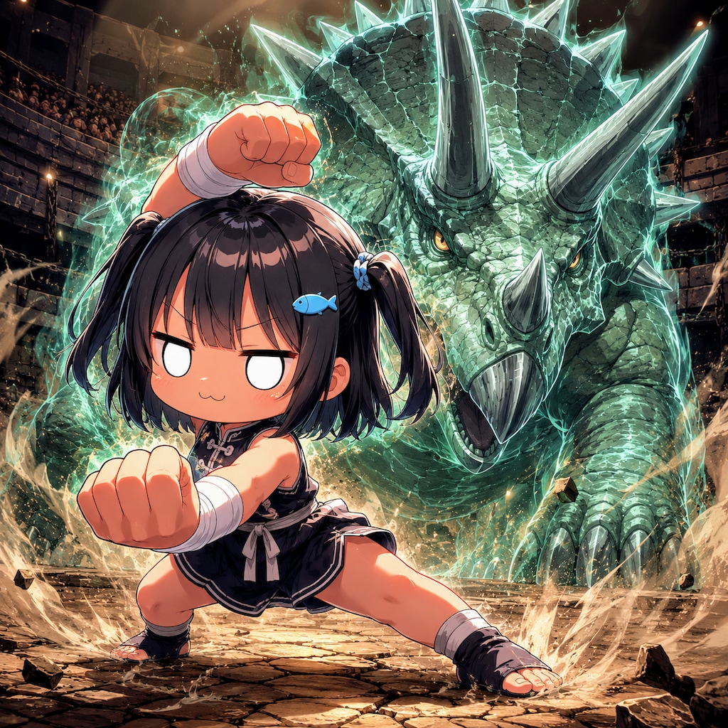 トリケラトプス拳のこなつちゃん