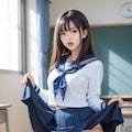 パン見せ女子高生 6枚目