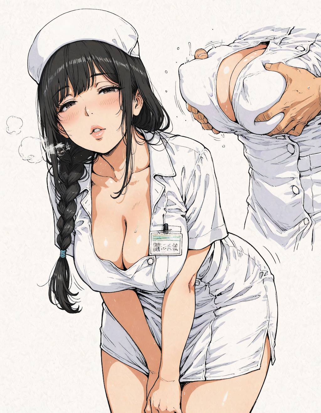 お胸とナース服