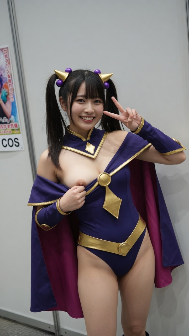 コスプレ会場の女の子