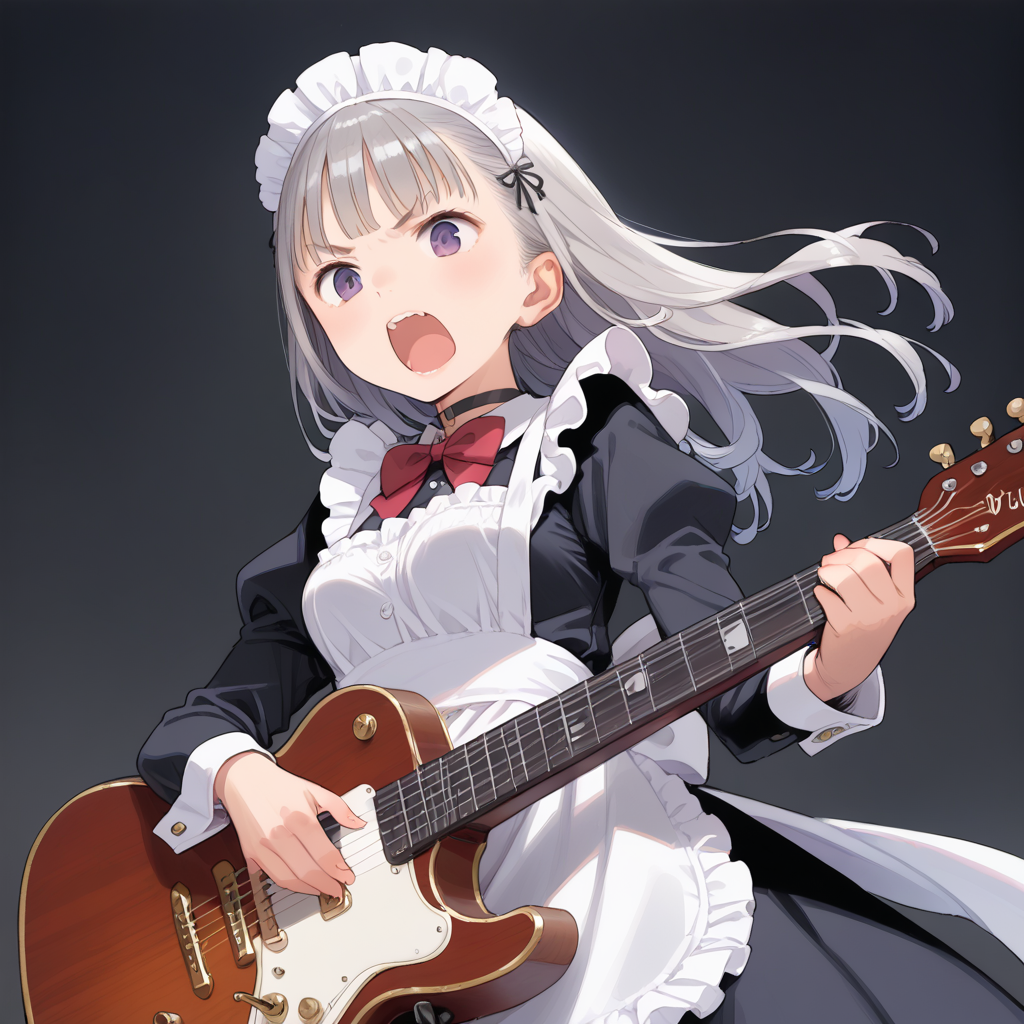 叫ぶメイドさん