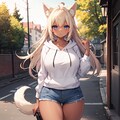 夕焼けときつねさん 7枚目