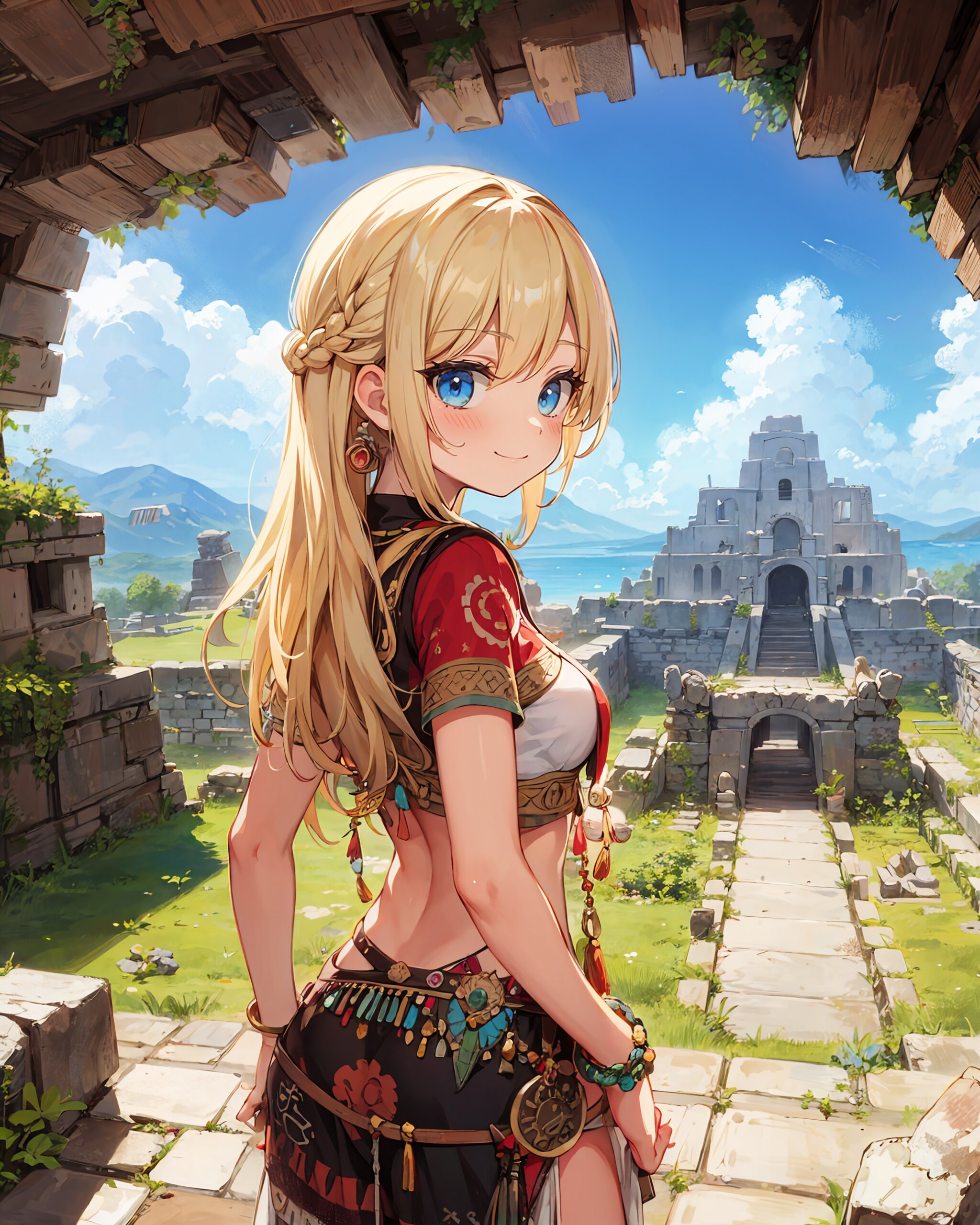 アステカの少女