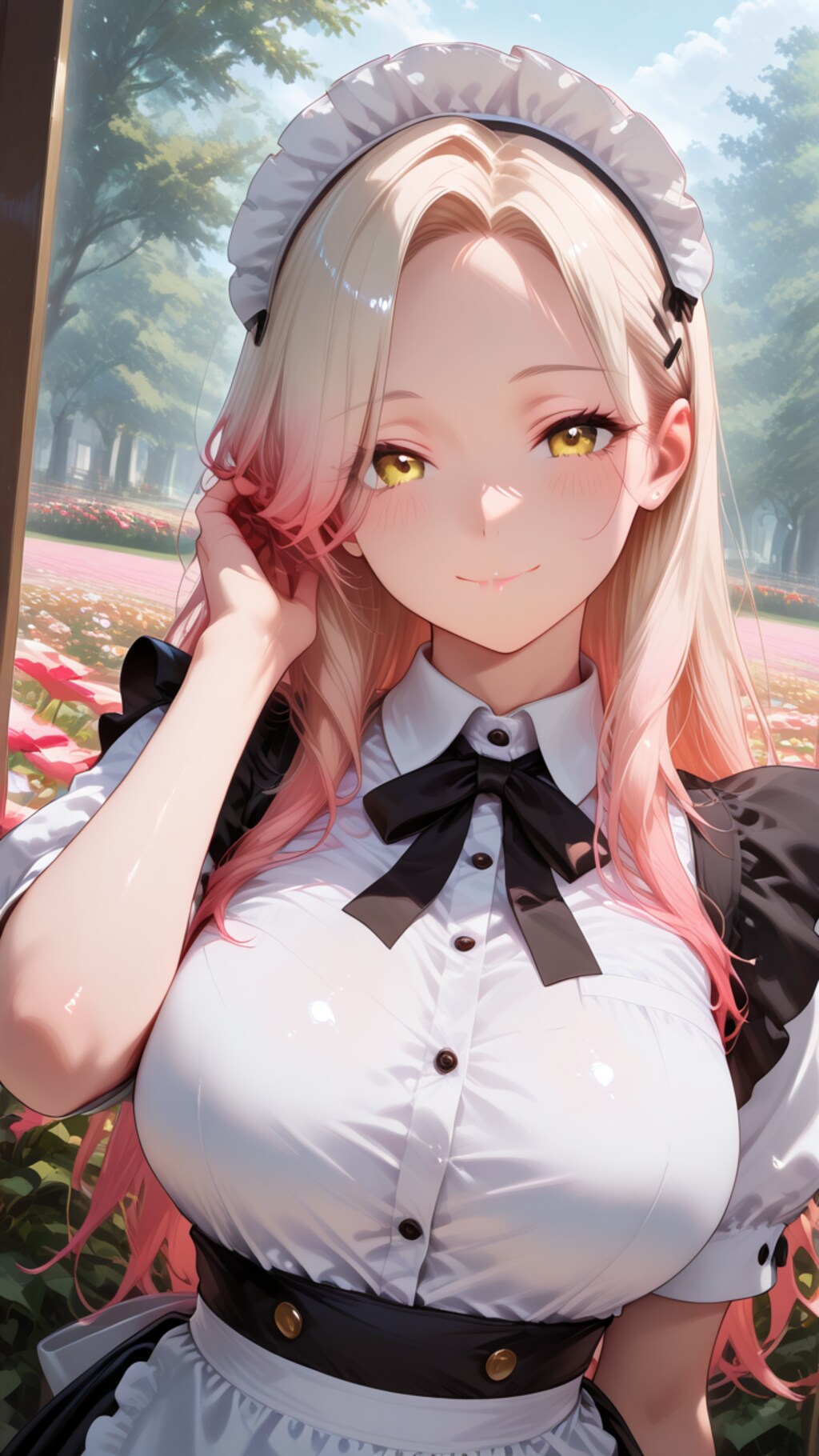 おはようございます、グラデーションメイドさん