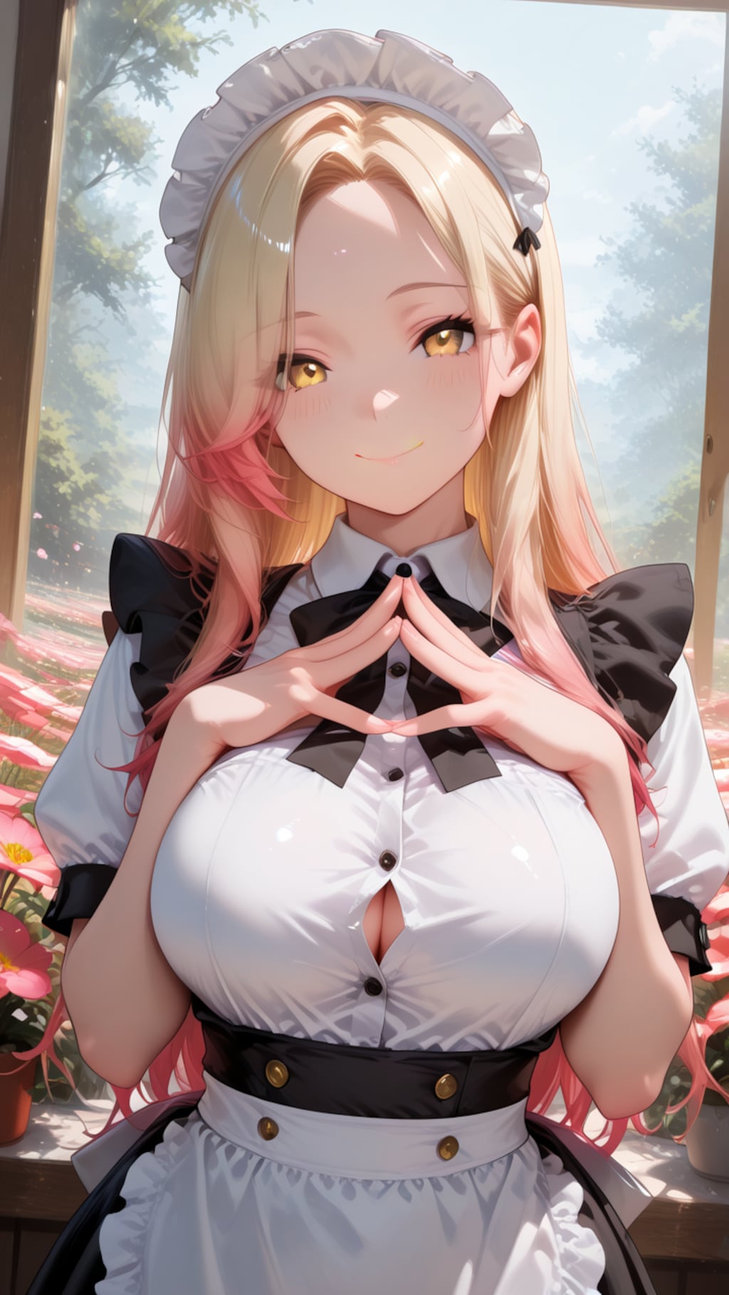 おはようございます、グラデーションメイドさん