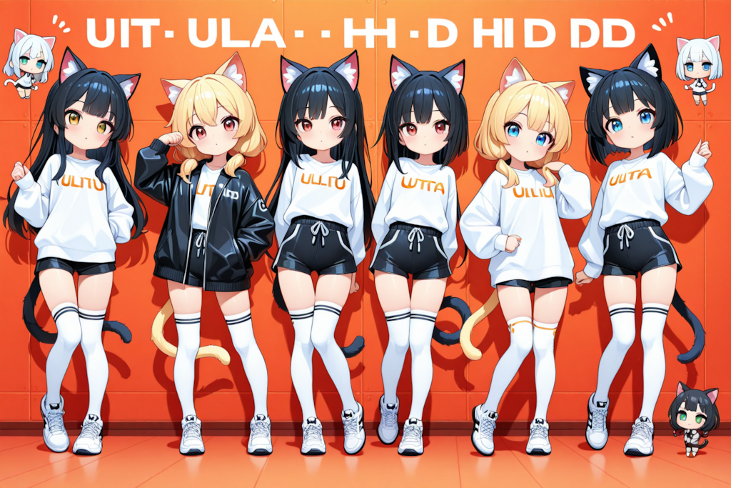 ネコちゃん達の絶対領域