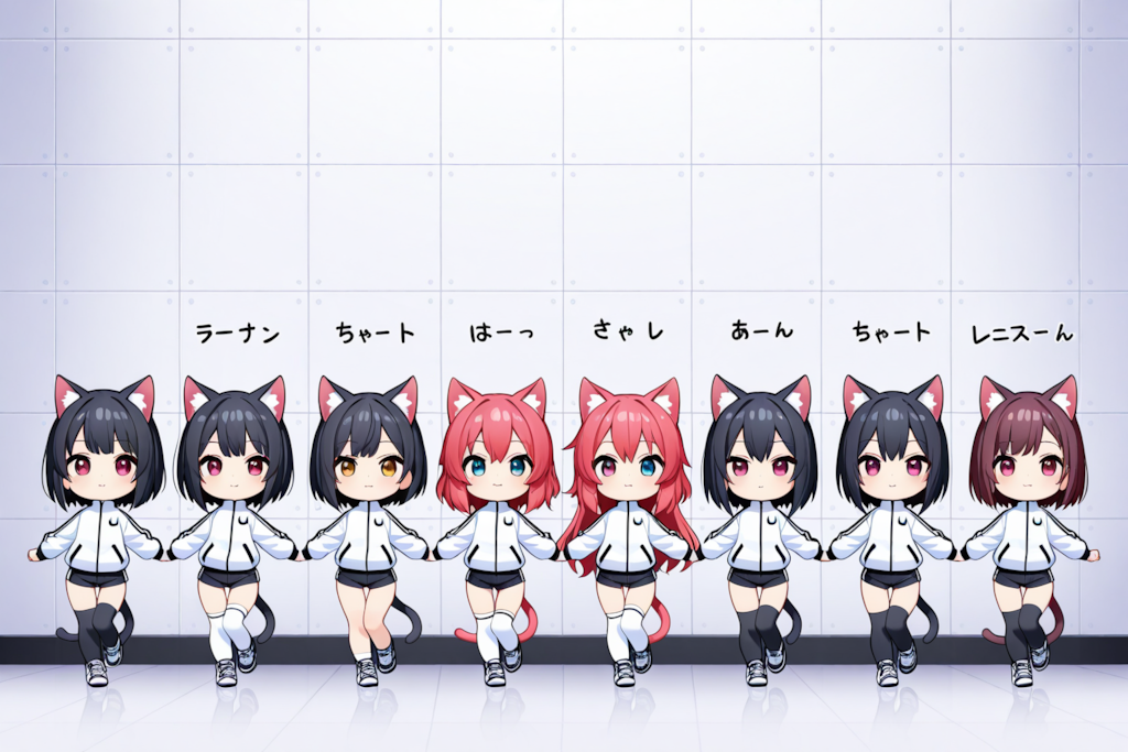 ネコちゃん達の絶対領域