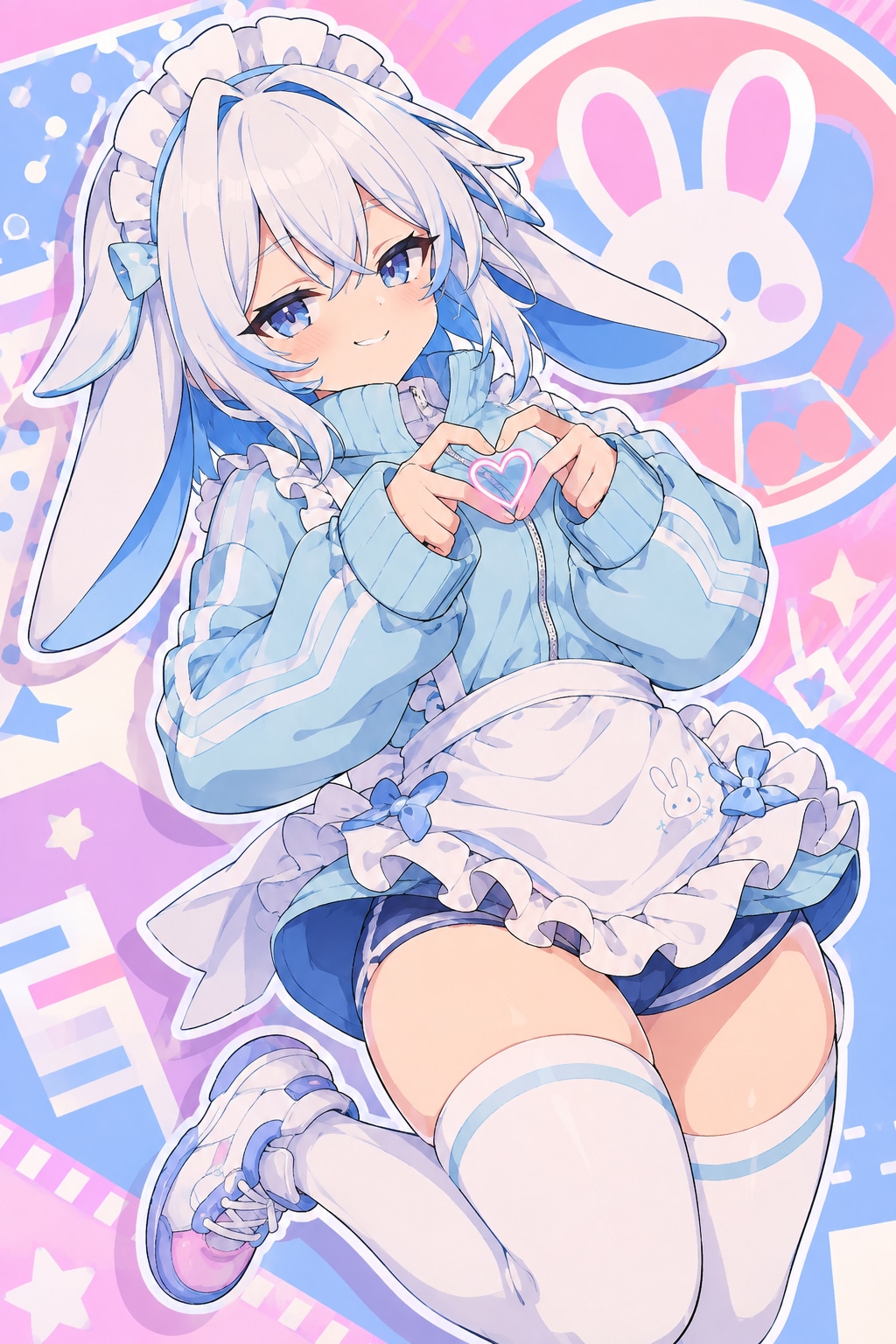 ウサ耳ジャージメイドちゃん