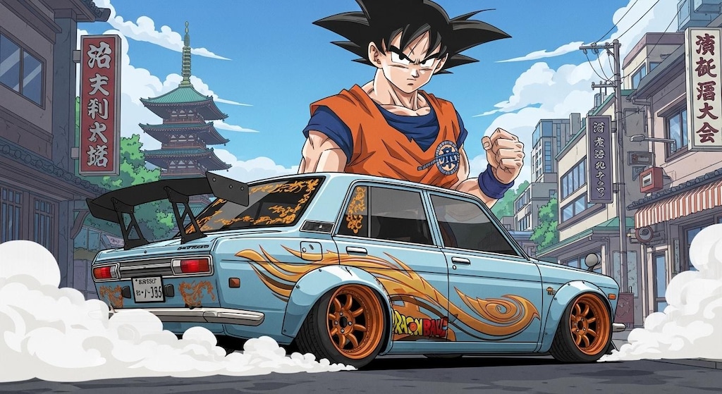 孫悟空と510ブルーバード