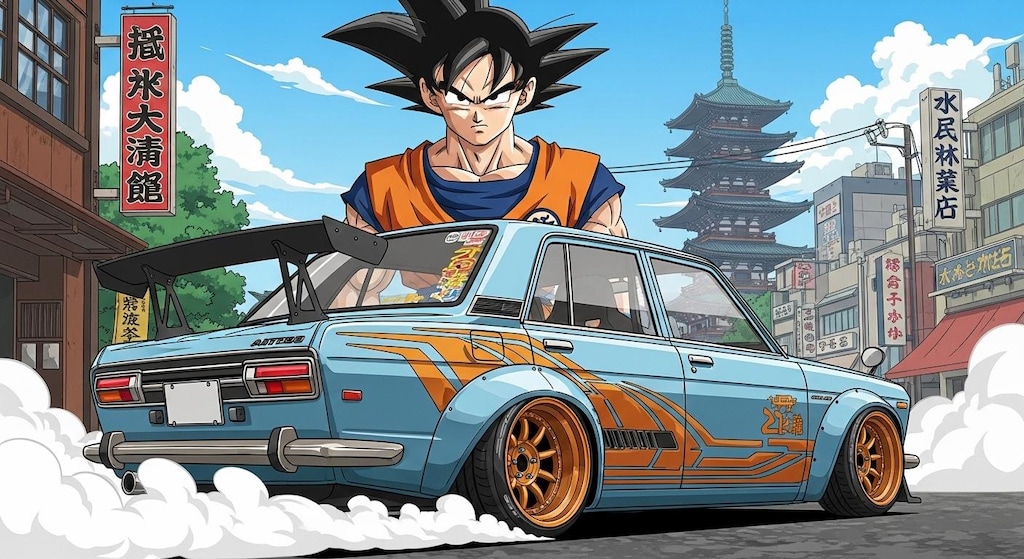 孫悟空と510ブルーバード