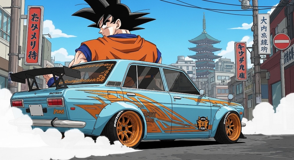 孫悟空と510ブルーバード