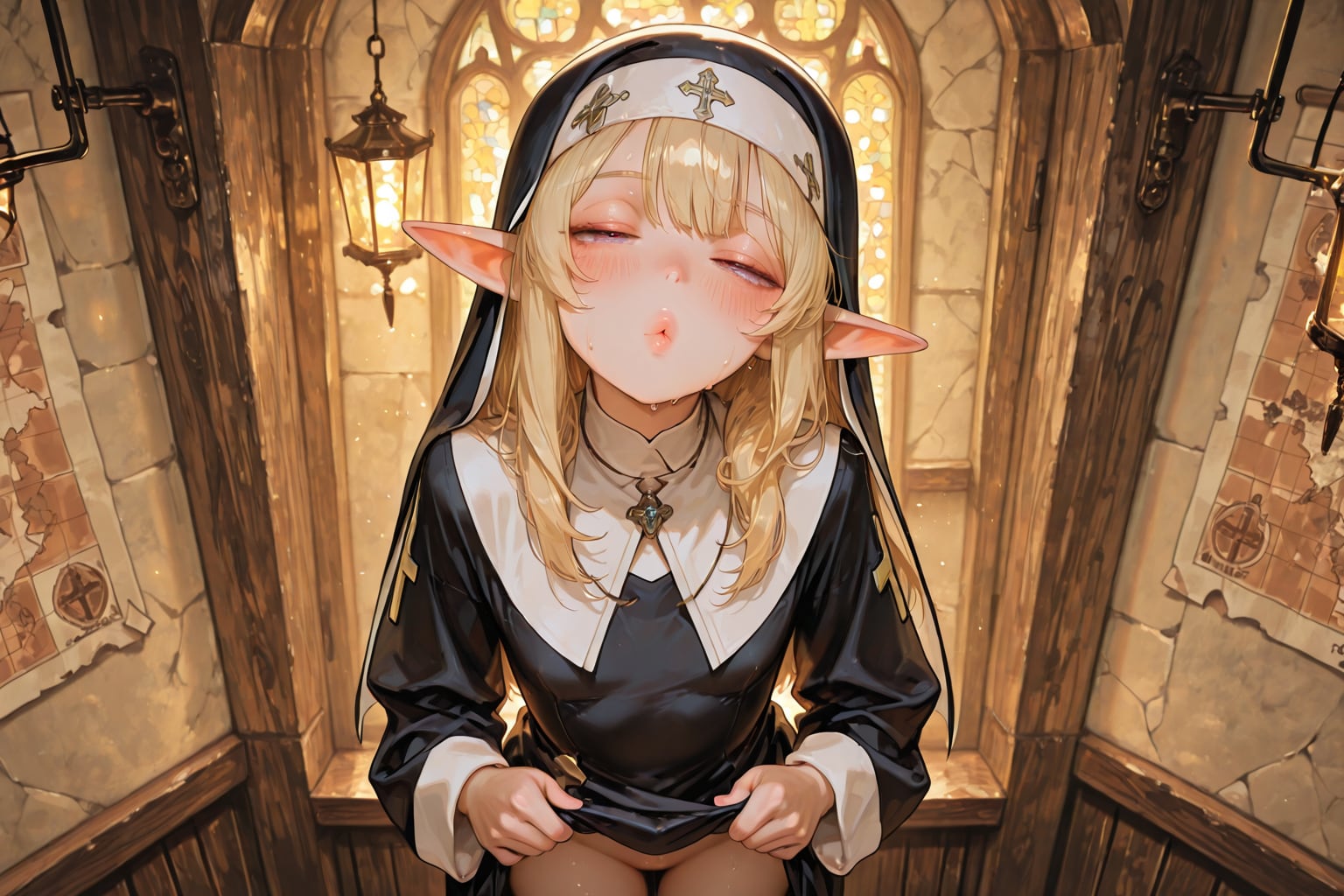【ファンタジー官能】冒険家とエルフシスター
