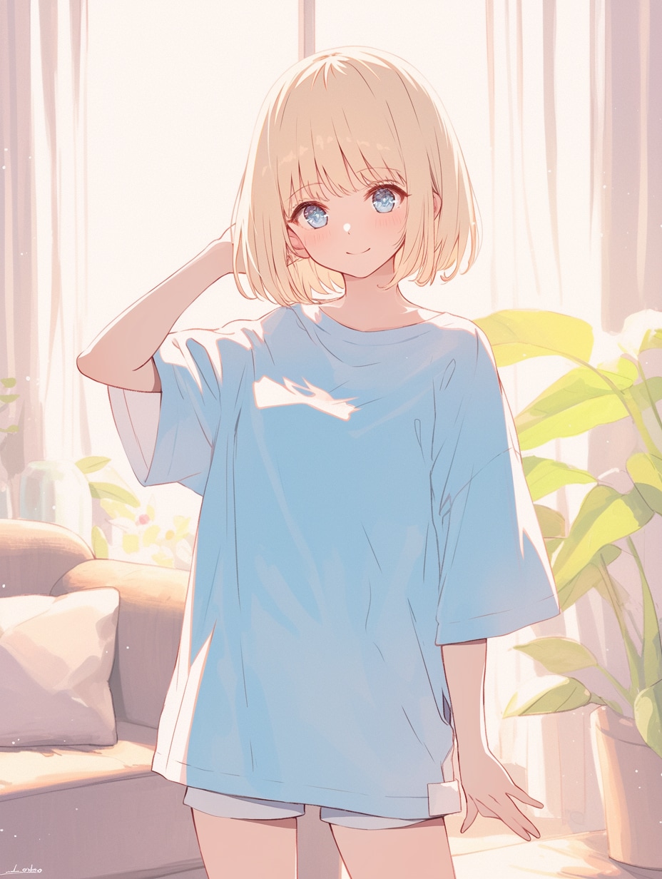 マッシュカットの子✨60 | の人気AIイラスト・グラビア