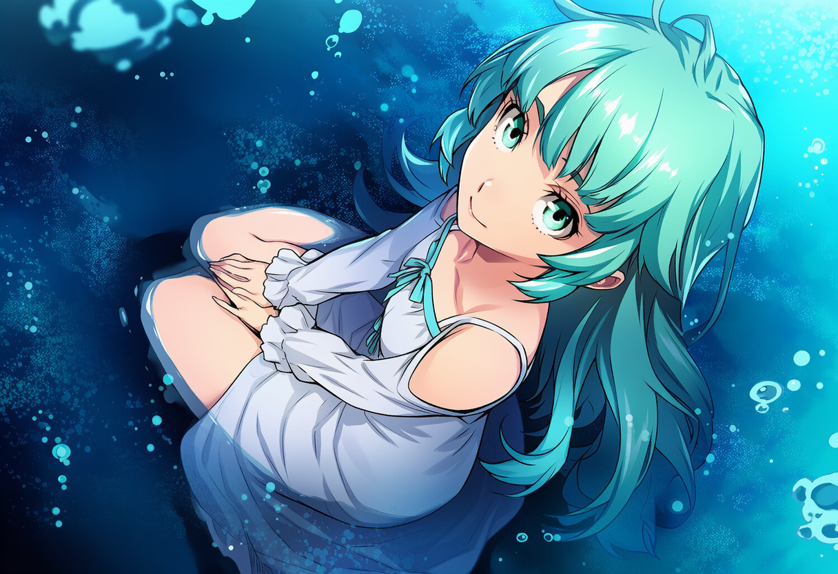 水面に佇む