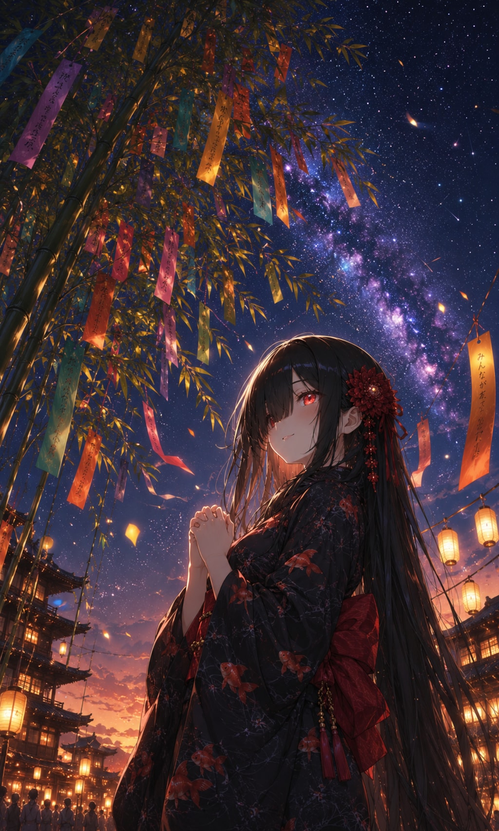 七夕のうちの子