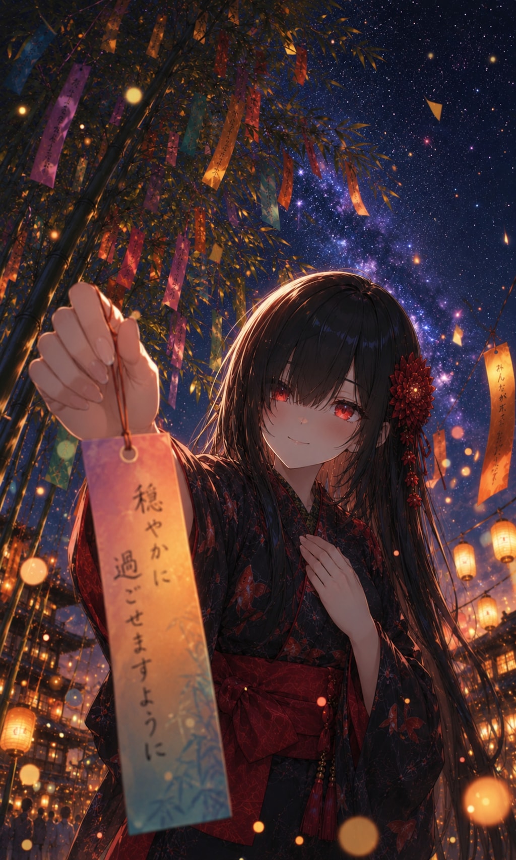 七夕のうちの子