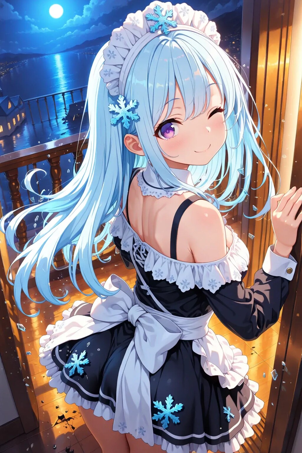 月が綺麗です御主人様✨