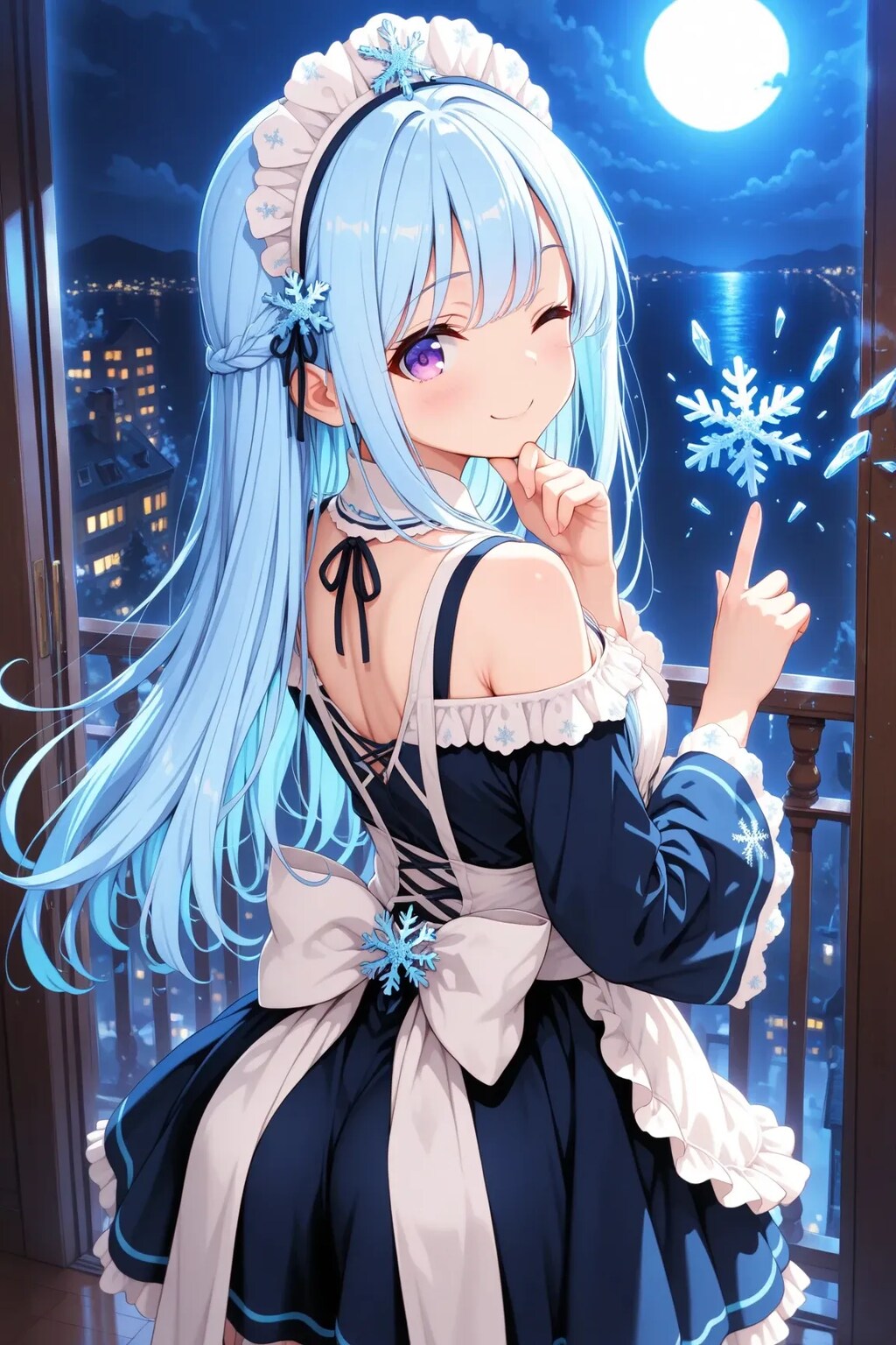 月が綺麗です御主人様✨