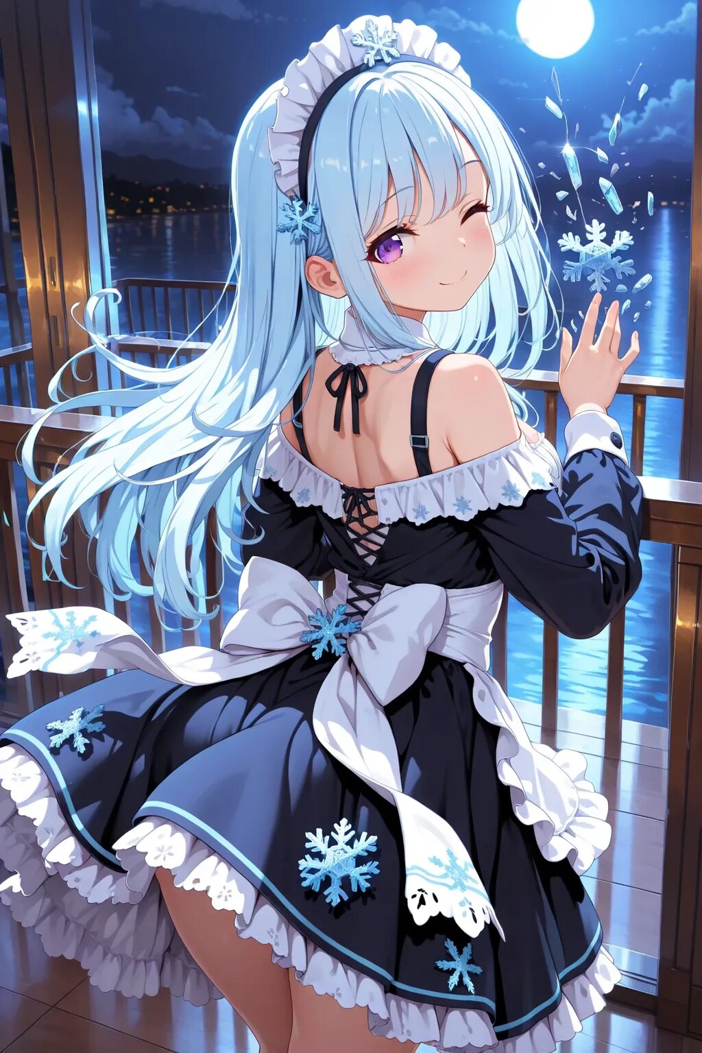 月が綺麗です御主人様✨