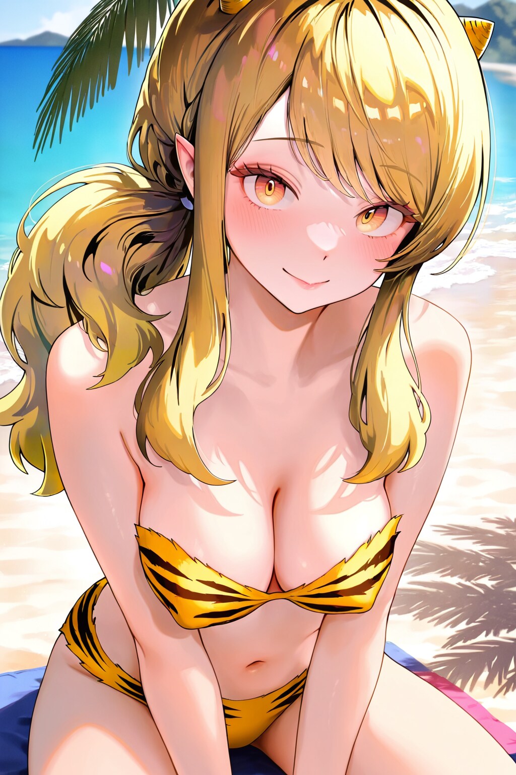 ラムちゃん、金髪にしました。