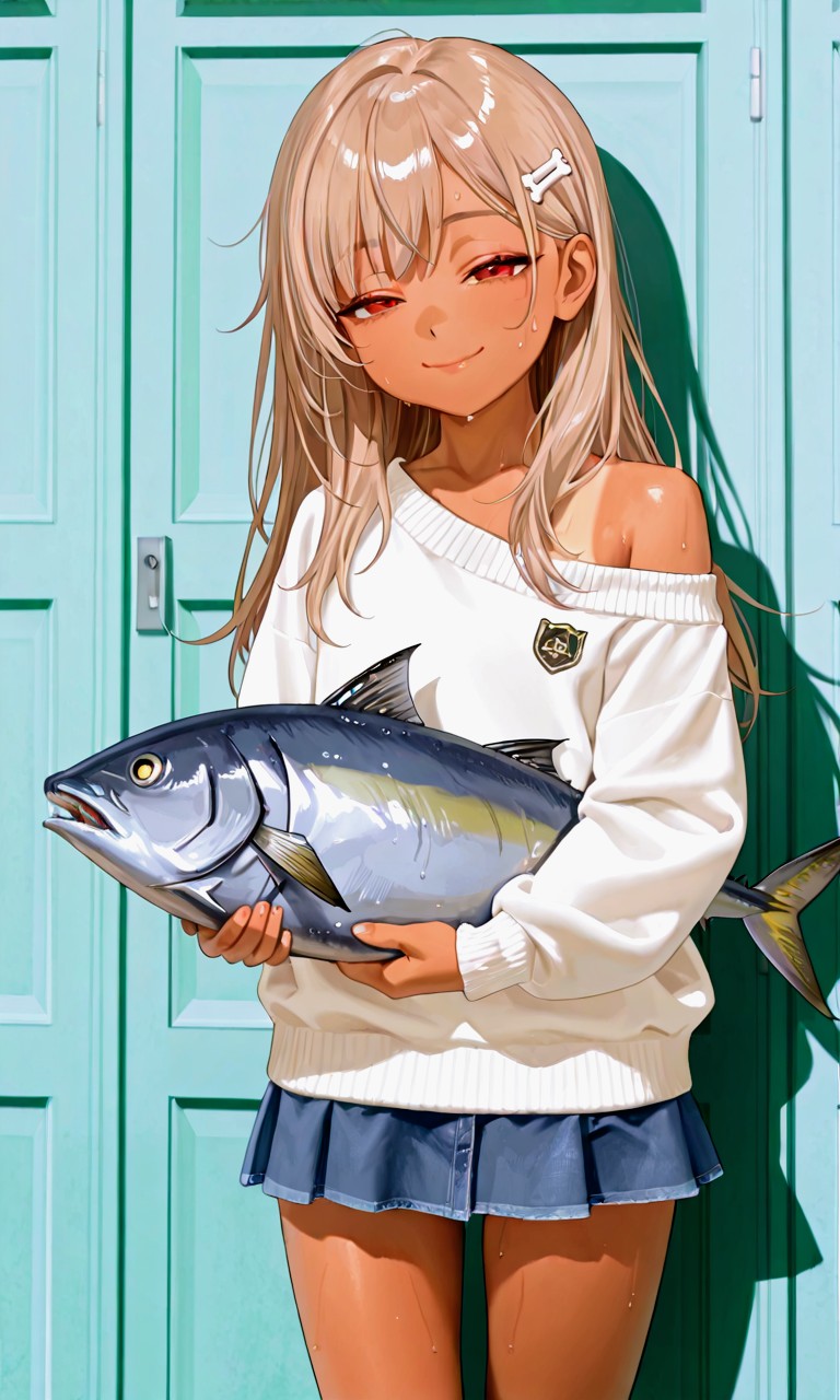 やらされてる感ありありな、おにくちゃん🍖 | の人気AIイラスト・グラビア