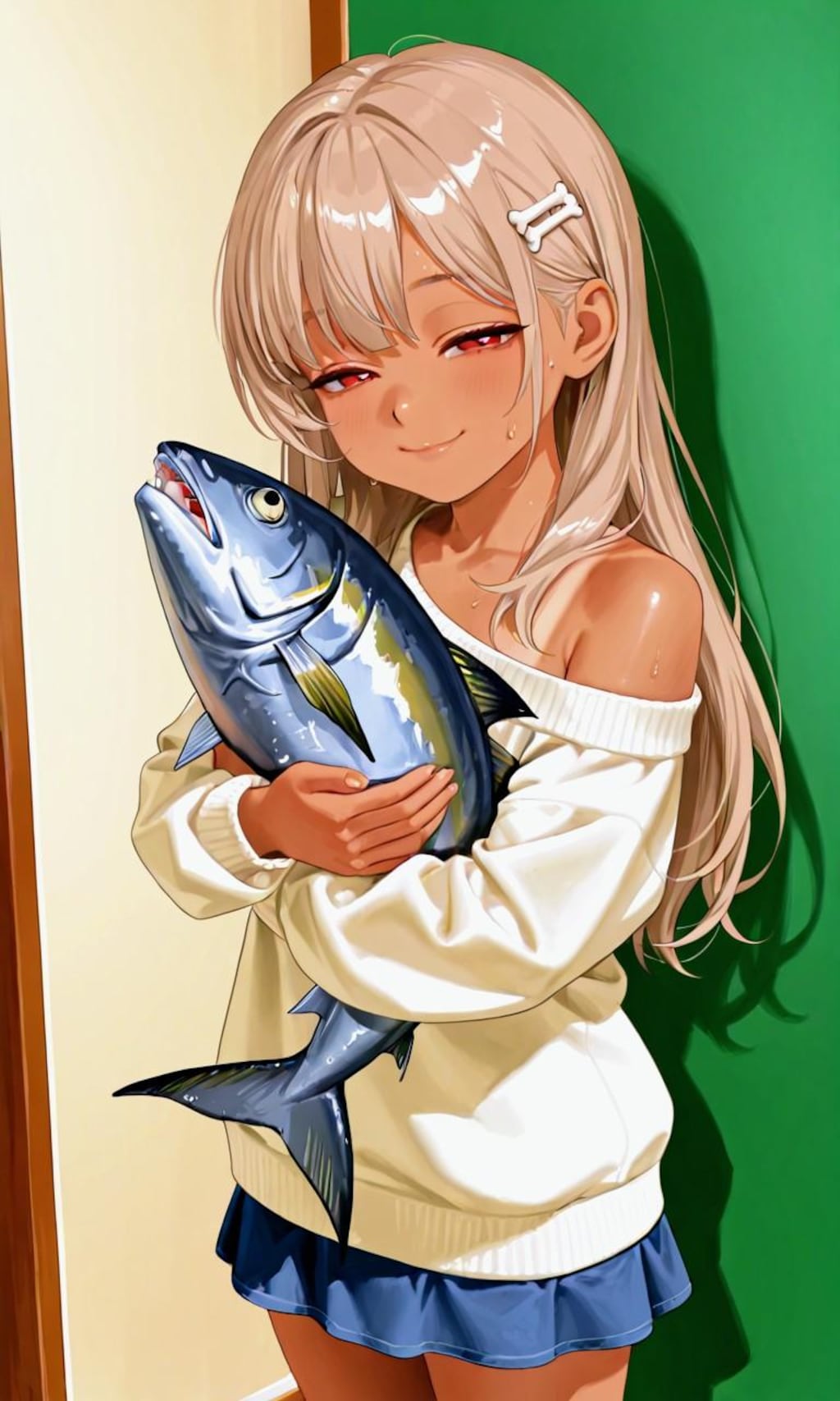 やらされてる感ありありな、おにくちゃん🍖