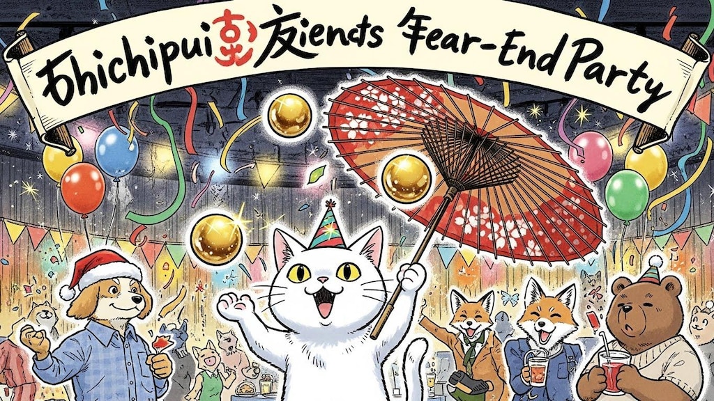 ただのねこ、芸をする