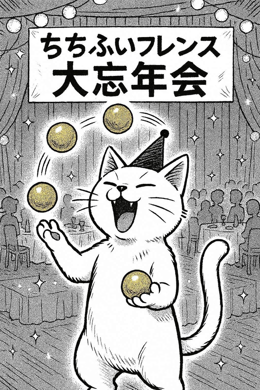 ただのねこ、芸をする