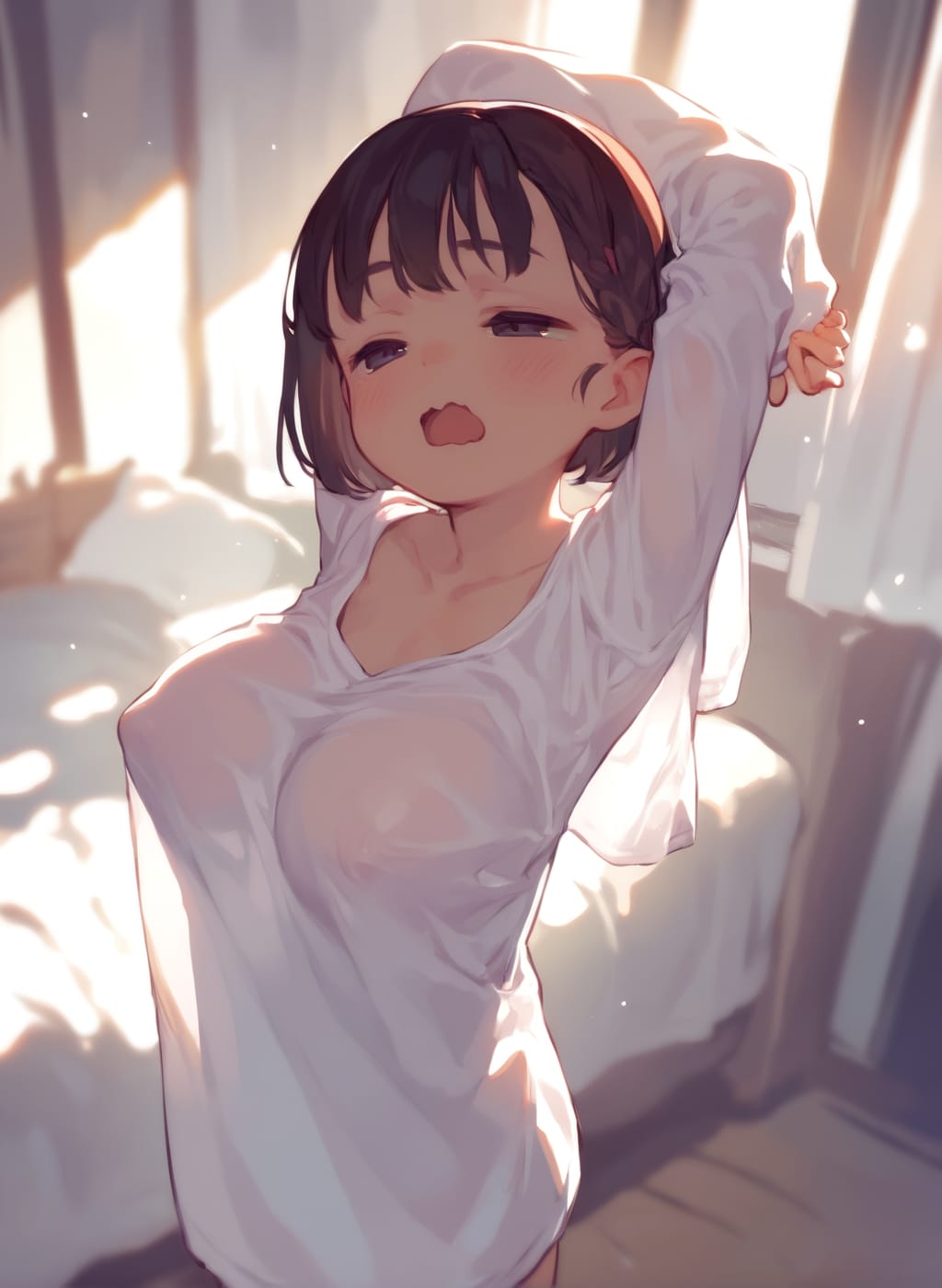 今ごろおきた巨乳ちゃん