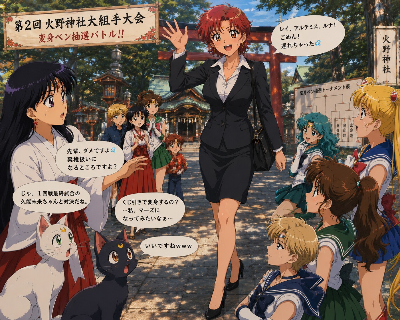第2回 火野神社大組手大会　遅れてきた戦士 | の人気AIイラスト・グラビア